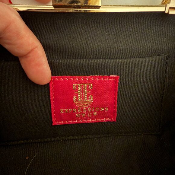 Expressions NYC Gold Clutch - Picture 2 of 2